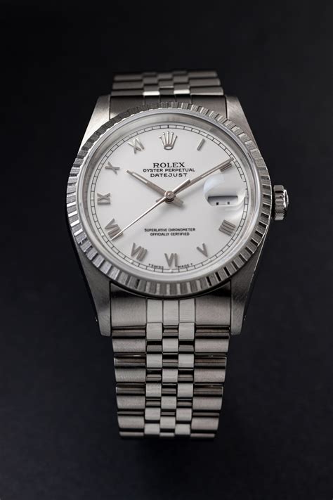 rolex datejust ref 16220 oro bianco|rolex datejust 16220 price.